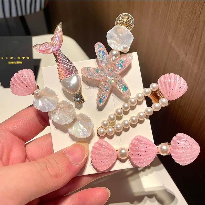 A234-Ocean Style Hair Clip (Matching Game)