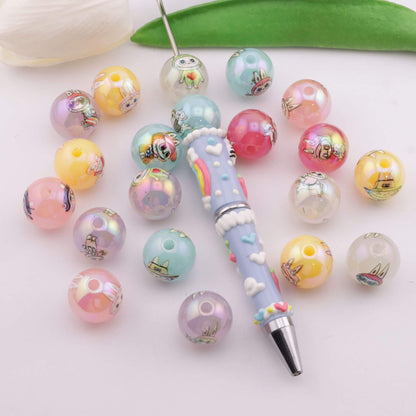 A210-(16mm)Acrylic BUBU Beads (9 Square Game)