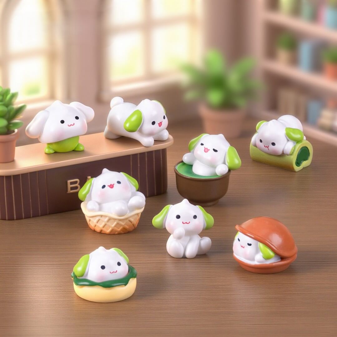 A214-Resin Donut Puppy (Color Matching Game)