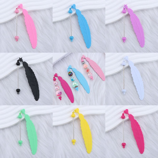 A259-DIY Beadable Feather Bookmark (Color Matching Game)