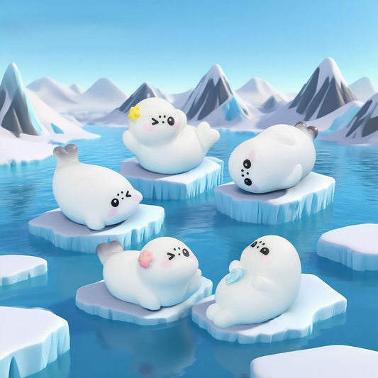 A280-Resin Cute Seal (9 Square Game)