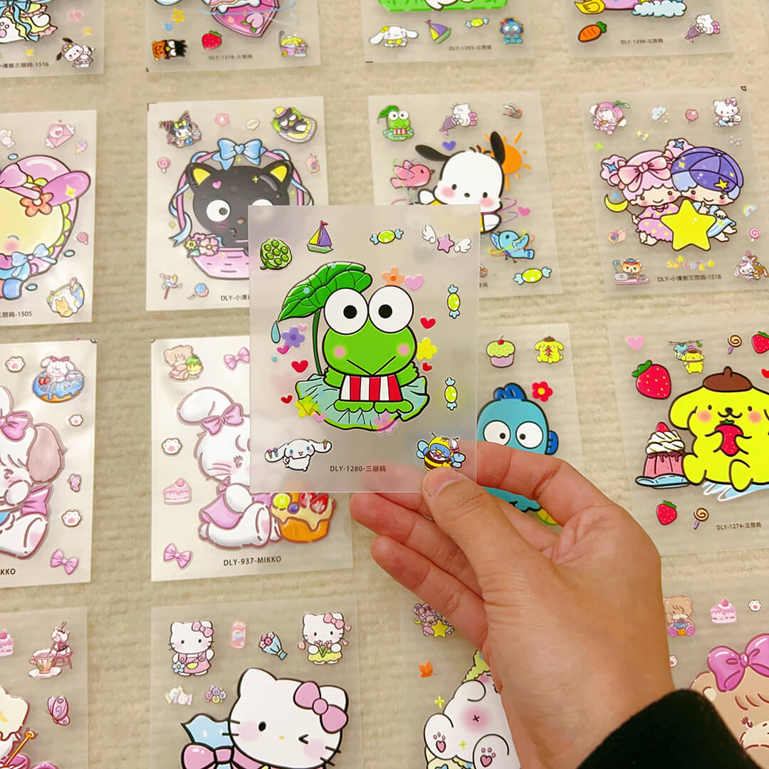 A298-Embossed PVE Stickers (Color Matching Game)