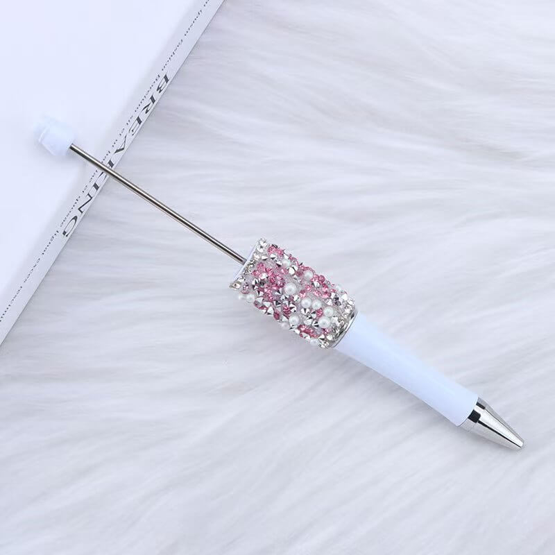 A30-Plastic Glitter Beadable DIY Pen Bags (Matching Game)